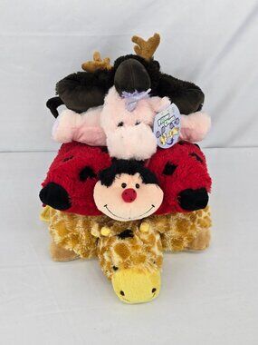 Pillow Pets Pee-Wees Plush Toy Bundle Kids Stuffed Animals Lot